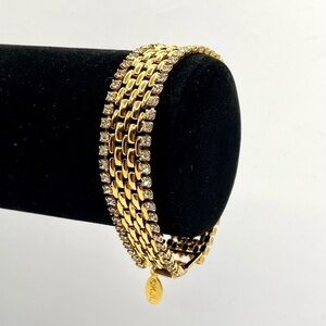 KJL Kenneth Jay Lane Bracelet Crystals Vintage
